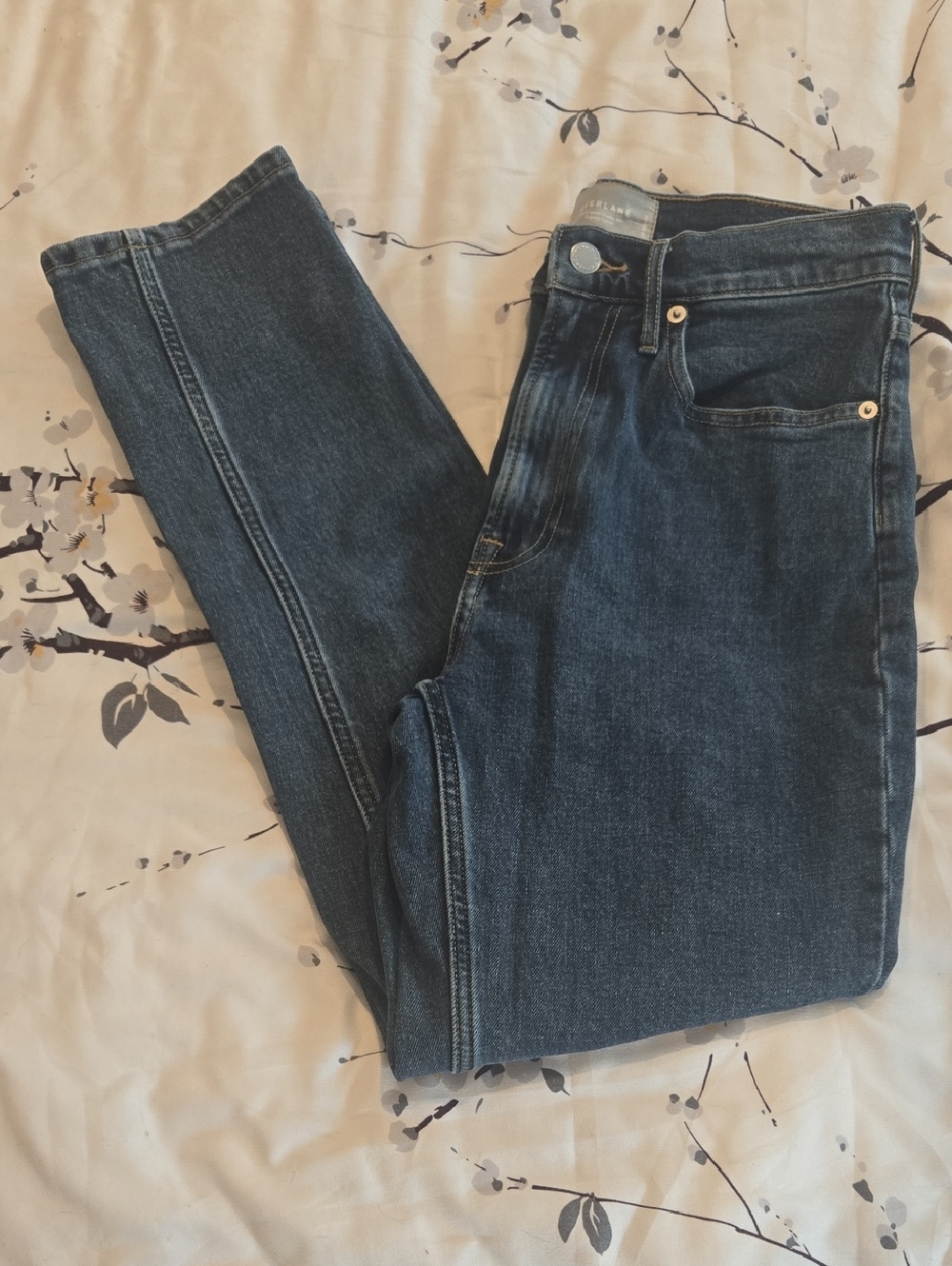 Everlane Skinny Jeans in Deep Indigo